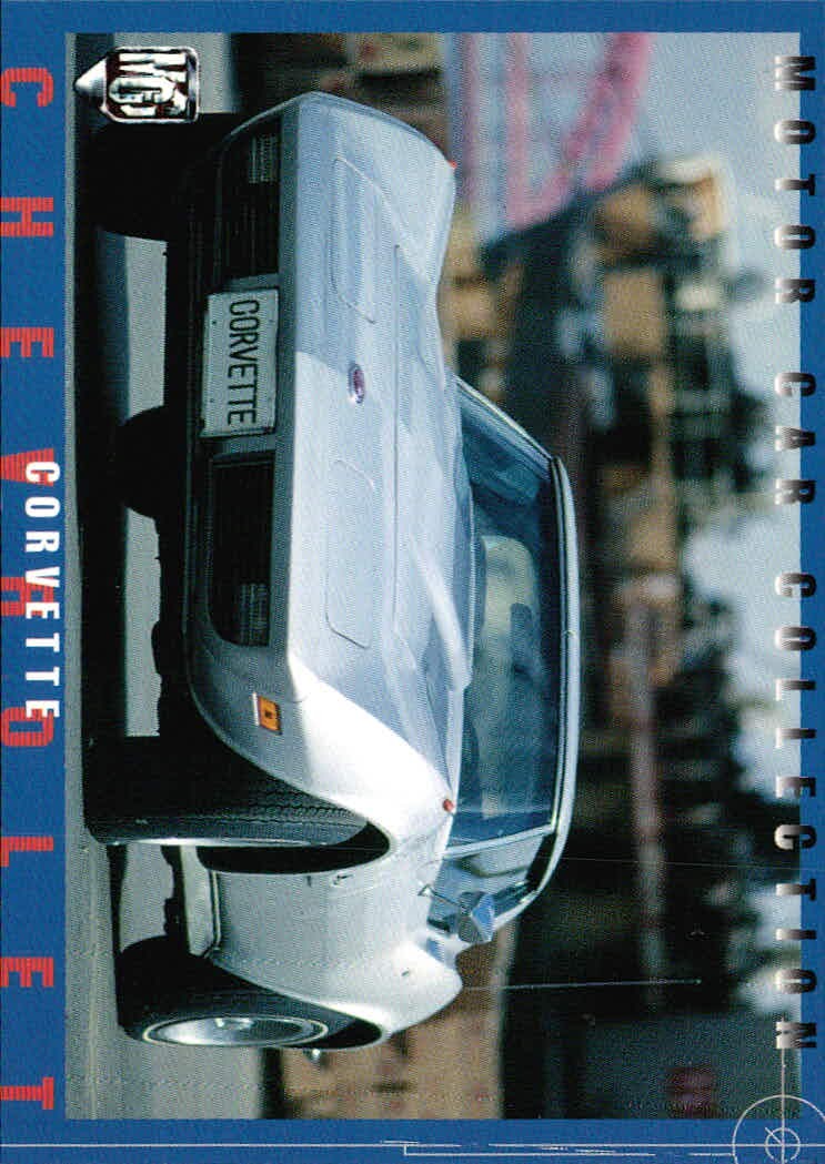 モーターカーコレクション MOTOR CAR COLLECTION MCC MOTOR CAR COLLECTION モーターカーコレクション 車 カード ツクダオリジナル カード シボレー コルベット トレカ 015