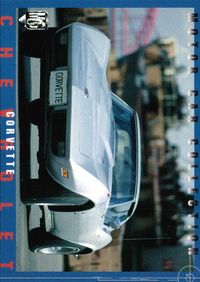 モーターカーコレクション MOTOR CAR COLLECTION MCC MOTOR CAR COLLECTION モーターカーコレクション 車 カード ツクダオリジナル カード シボレー コルベット トレカ 015 サムネイル 1