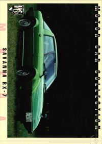 Motor Car Collection Mazda Savanna RX-7 Card #064 MCC MOTOR CAR COLLECTION card サムネイル 1