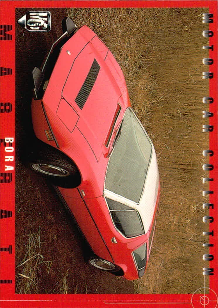 Motor Car Collection Maserati Bora 060 Card MCC MOTOR CAR COLLECTION card