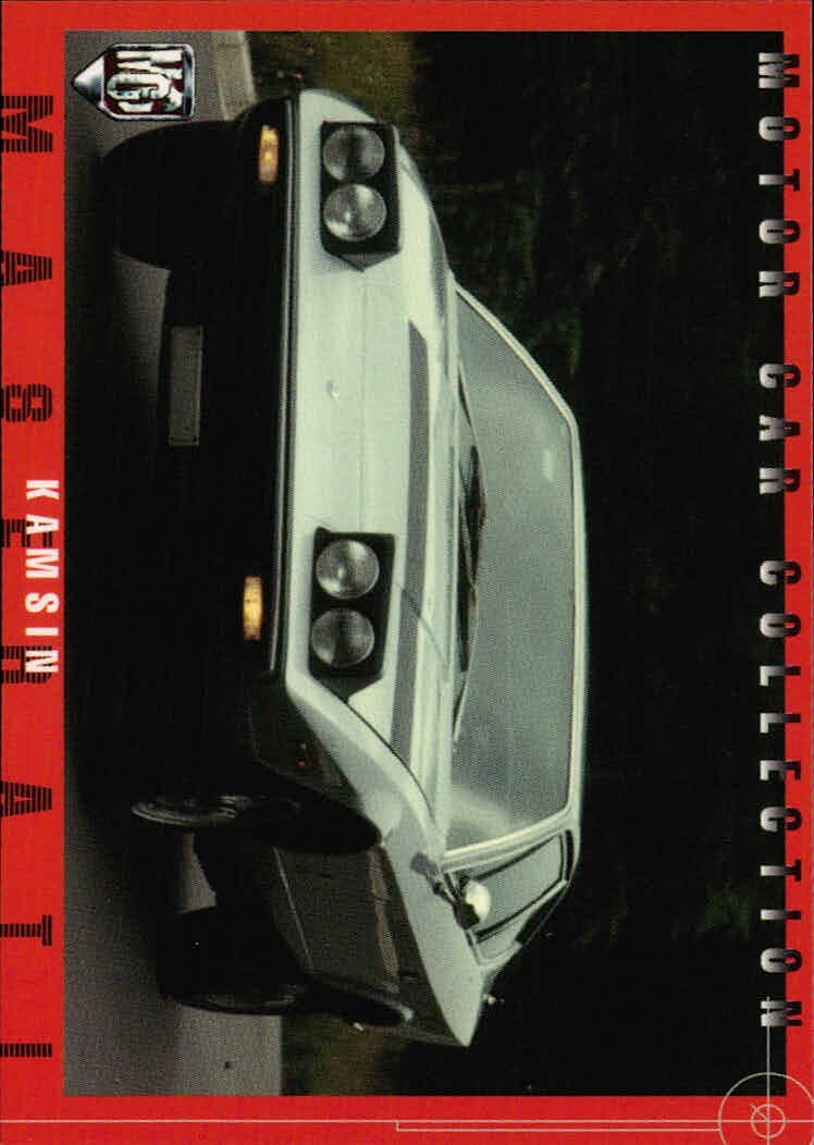 モーターカーコレクション MOTOR CAR COLLECTION MCC MOTOR CAR COLLECTION モーターカーコレクション 車 カード ツクダオリジナル カード マセラティ カムシン トレカ 062