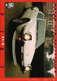 MCCモーターカーコレクション MOTOR CAR COLLECTION MCC MOTOR CAR COLLECTION モーターカーコレクション 車 カード ツクダオリジナル カード フィアット X1/9 トレカ 038 サムネイル 1