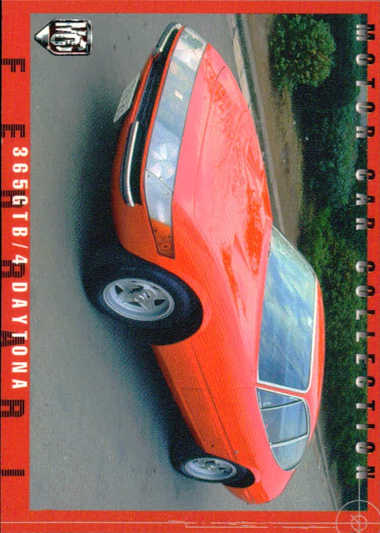 MCC MOTOR CAR COLLECTION MCC MOTOR CAR COLLECTION モーターカーコレクション 車 カード ツクダオリジナル カード Ferrari 365 GTB/4 Daytona トレカ 030