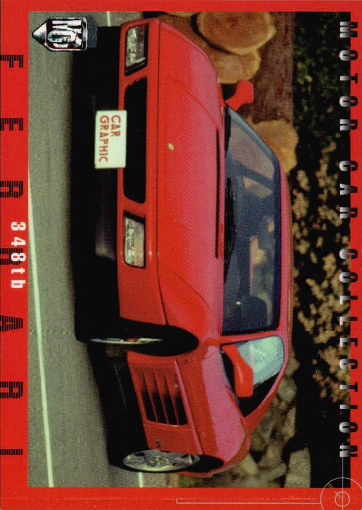 MCC MOTOR CAR COLLECTION MCC MOTOR CAR COLLECTION モーターカーコレクション 車 カード ツクダオリジナル フェラーリ 348tb トレカ 032 ツクダオリジナル 食玩