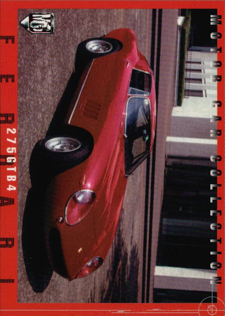 モーターカーコレクション MOTOR CAR COLLECTION MCC MOTOR CAR COLLECTION モーターカーコレクション 車 カード ツクダオリジナル カード Ferrari 275GTB4 トレカ 037