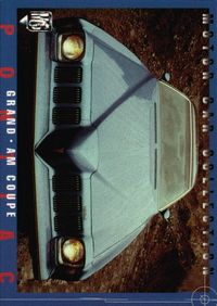 MCC Motor Car Collection MCC MOTOR CAR COLLECTION モーターカーコレクション 車 カード ツクダオリジナル カード Pontiac Grand Am Coupe トレカ 068 サムネイル 1