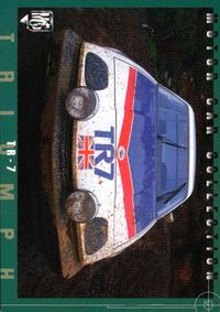 MCCモーターカーコレクション MOTOR CAR COLLECTION MCC MOTOR CAR COLLECTION モーターカーコレクション 車 カード ツクダオリジナル カード トライアンフ TR-7 トレカ 081 サムネイル 1