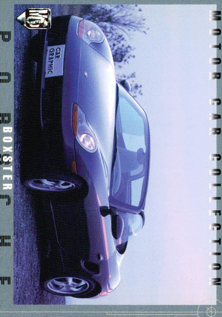 Motor Car Collection Porsche Boxster 076 Card MCC MOTOR CAR COLLECTION card