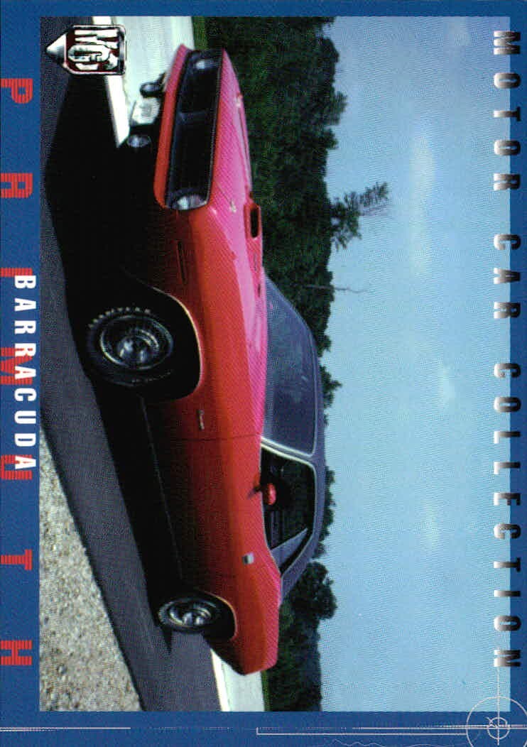 Motor Car Collection Barracuda Plymouth Card MCC MOTOR CAR COLLECTION card