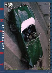 モーターカーコレクション MCC MOTOR CAR COLLECTION モーターカーコレクション 車 カード ツクダオリジナル カード AC コブラ 427 トレカ 080 ツクダオリジナル コレクション サムネイル 1