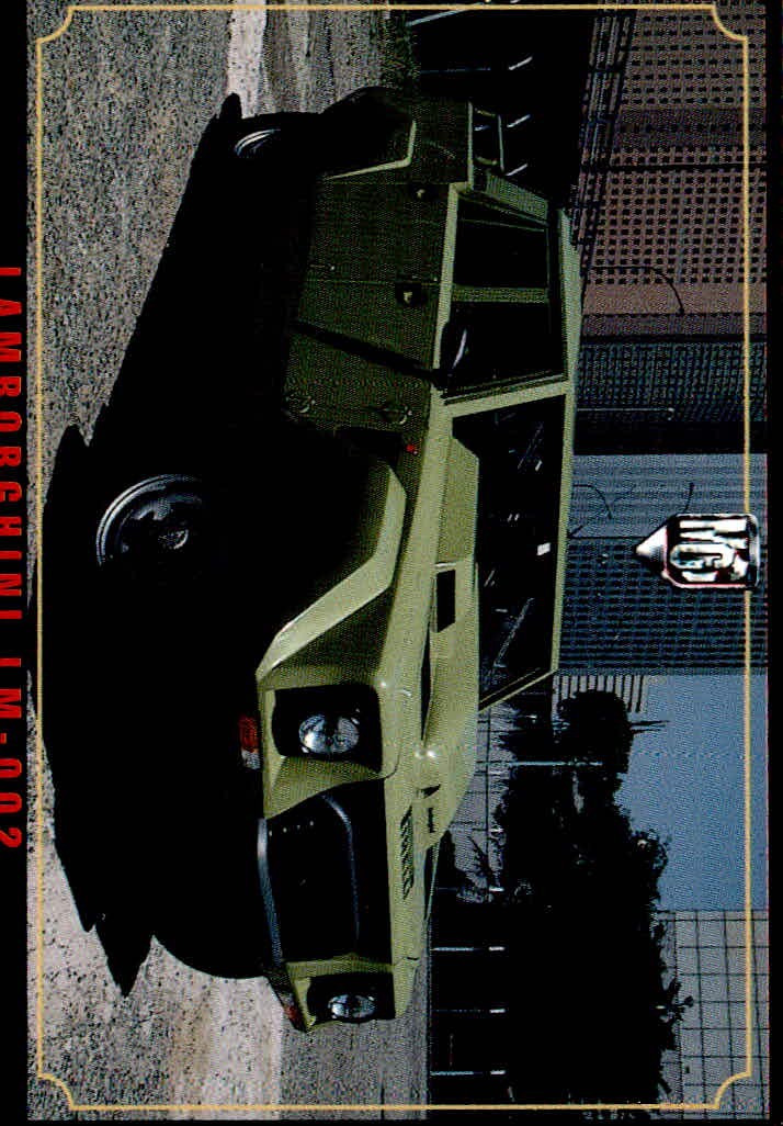 MCC MOTOR CAR COLLECTION MCC MOTOR CAR COLLECTION モーターカーコレクション 車 カード ツクダオリジナル カード Lamborghini LM-002 トレカ RE-8