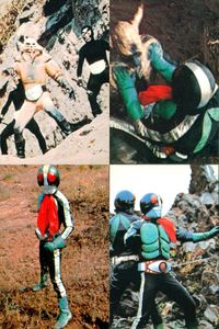 1999カルビー 仮面ライダーチップス 仮面ライダー カルビー カード 石森プロ 東映 カード まとめ 放映リスト 解説 仮面ライダー放映リスト14 仮面ライダー放映リスト17 旧1号ライダーと2号ライダーの違い1 体のライン サムネイル 1