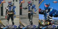仮面ライダーキバ 仮面ライダー キバ ENSKY エンスカイ カード まとめ キャラクター ガルルフォーム 3枚 No.010 No.011 No.012 エンスカイ 食玩 ウエハース サムネイル 1