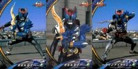 仮面ライダーキバ 仮面ライダー キバ ENSKY エンスカイ カード まとめ キャラクター ガルルセイバー ガルル ハウリングスラッシュ 3枚 No.013 No.014 No.015 エンスカイ 食玩 サムネイル 1