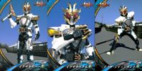 仮面ライダー キバ 仮面ライダー キバ ENSKY エンスカイ カード まとめ イクサカリバー イクサナックル イクサ ジャッジメント 3枚 025 026 027 エンスカイ 食玩 サムネイル 1