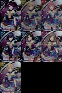アイマス アイドルマスター シャイニーカラーズ カード まとめ ホログラム 田中摩美々 西城樹里 小宮果穂 森野凛世 三峰結華 月岡恋鐘 7枚 No.05 No.11 No.09 No.12 No.07 No.04 バンダイ 食玩 サムネイル 1