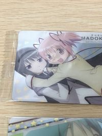まどマギ 魔法少女まどか☆マギカ カード まとめ ニュータイプ2011年1月号付録 鹿目まどか 暁美ほむら 美樹さやか 2枚 G05 CL14 バンダイ サムネイル 4