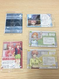 五等分の花嫁 カード まとめ キャラクター 主題歌 場面 中野五月 中野一花 中野四葉 五等分の軌跡 5枚 05 06 09 10 19 バンダイ 食玩 ウエハース サムネイル 8