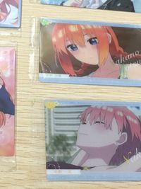 五等分の花嫁 カード まとめ キャラクター 主題歌 場面 中野五月 中野一花 中野四葉 五等分の軌跡 5枚 05 06 09 10 19 バンダイ 食玩 ウエハース サムネイル 7