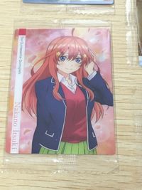 五等分の花嫁 カード まとめ キャラクター 主題歌 場面 中野五月 中野一花 中野四葉 五等分の軌跡 5枚 05 06 09 10 19 バンダイ 食玩 ウエハース サムネイル 2