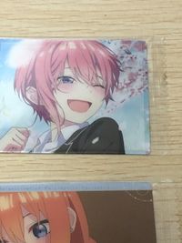五等分の花嫁 カード まとめ キャラクター 主題歌 場面 中野五月 中野一花 中野四葉 五等分の軌跡 5枚 05 06 09 10 19 バンダイ 食玩 ウエハース サムネイル 5