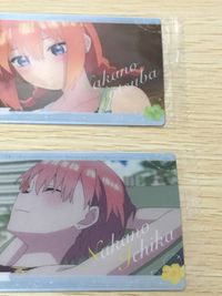五等分の花嫁 カード まとめ キャラクター 主題歌 場面 中野五月 中野一花 中野四葉 五等分の軌跡 5枚 05 06 09 10 19 バンダイ 食玩 ウエハース サムネイル 6