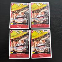 ワンピ ONE PIECE カードゲーム 麦わらの一味 人気キャラ キャラ単 まとめ カード ウソップ トレカ ST01-002 C バンダイ TCG サムネイル 1