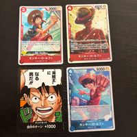ワンピース ONE PIECEカードゲーム 麦わらの一味 人気キャラ キャラ単 まとめ カード モンキー D ルフィ トレカ P-055 P バンダイ サムネイル 1
