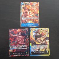 One Piece Card Game Portgas D. Ace 3 Cards ST13-002 P-103 straw hats piretes