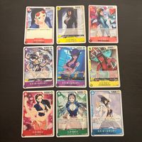 One Piece Card Game Nico Robin Miss All Sunday 9 Cards Lot straw hats piretes