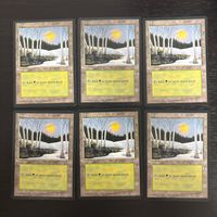 Magic The Gathering Forest Ice Age Land 6 Cards Lot TCG