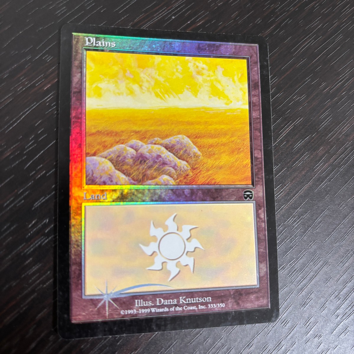 MTG Magic: The Gathering Foil 旧枠 基本土地 人気絵柄 MMQ メルカディアン マスクス カード Plains トレカ 333/350 Land Wizards of the Coast TCG