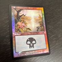 MTG Swamp Foil Holo 341/350 Japanese Card Onslaught ONS Basic Land
