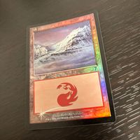 MTG Magic: The Gathering Foil 旧枠 基本土地 人気絵柄 7ED カード 山 トレカ 338/350 L Wizards of the Coast TCG サムネイル 2