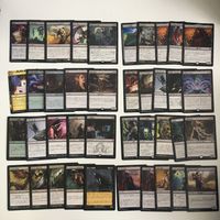 Magic The Gathering MTG Black Cards 20 Lot Japanese TCG edh deck parts lot