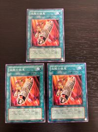 遊戯王 遊☆戯☆王オフィシャルカードゲーム DL まほう表記 マジック版まほう表記 希少型番 カード まとめ 魔法 盗賊の極意 3枚 DL5-076 コナミ サムネイル 1