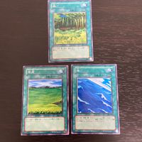 まほう表記 DL 希少型番 マジック版まほう表記 遊戯王 遊☆戯☆王オフィシャルカードゲーム カード まとめ 魔法 森 草原 海 3枚 DL2-027 DL2-030 DL2-031 コナミ TCG