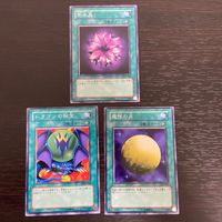 まほう表記 DL 希少型番 マジック版まほう表記 遊戯王 遊☆戯☆王オフィシャルカードゲーム カード まとめ 魔法カード(装備) 紫水晶 ドラゴンの秘宝 魔性の月 3枚 DL2-023 DL2-061 DL2-063 コナミ