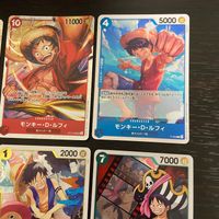 ワンピース ONE PIECE カードゲーム カード まとめ キャラクター モンキー D ルフィ 9枚 OP12-015 ST10-006 P-055 OP01-024 OP10-111 OP02-041 OP07-091 TCG サムネイル 3