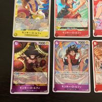 ワンピ ONE PIECEカードゲーム カード まとめ キャラクター モンキー D ルフィ 9枚 OP07-091 OP02-062 ST10-006 OP10-111 OP06-013 OP01-024 OP07-073 TCG サムネイル 3