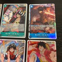 ワンピ ONE PIECE カードゲーム カード まとめ キャラクター モンキー D ルフィ 9枚 OP10-111 OP02-041 OP02-062 OP07-073 OP03-070 OP01-024 OP06-013 サムネイル 3