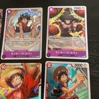 ワンピース ONE PIECE カードゲーム カード まとめ キャラクター リーダー モンキー D ルフィ 9枚 OP02-062 OP03-070 OP07-073 OP01-024 ST10-006 OP06-013 バンダイ サムネイル 3