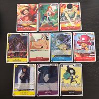 ワンピ ONE PIECE カードゲーム 麦わらの一味 人気キャラ キャラ単 まとめ カード モンキー D ルフィ トレカ ST10-006 バンダイ TCG サムネイル 1