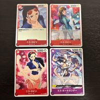 ワンピ ONE PIECE カードゲーム 麦わらの一味 人気キャラ キャラ単 まとめ カード ニコ ロビン トレカ OP01-017 バンダイ TCG サムネイル 1