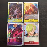 ワンピ ONE PIECEカードゲーム 麦わらの一味 人気キャラ キャラ単 まとめ カード サンジ トレカ OP04-104 バンダイ TCG サムネイル 1