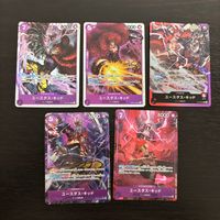 One Piece Card Game Eustass Kid 5 Cards Lot ST10 OP05 straw hats piretes