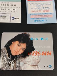 【使用済】 テレカ 当時物 カレンダー 山瀬まみ 橋本美加子 ポケットカレンダー 吉永小百合 テレカ 中江有里 朝日生命 サムネイル 1