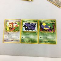 ポケモンカード 旧裏面 ３枚 オタチNO.161 ズバットNO.041 ナゾノクサNO.043 83 サムネイル 1