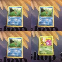 ポケモンカード 旧裏面 海外 英語版 タッツー ドガース 55 57 56 54 サムネイル 1