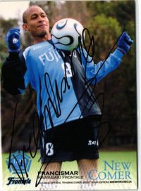 Francismall Kawasaki Frontale Soccer Card Signed